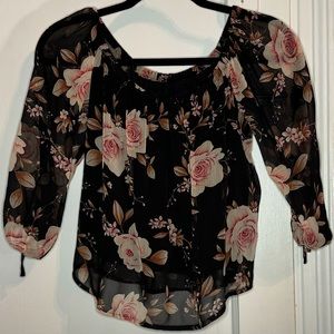 American Eagle Floral Blouse